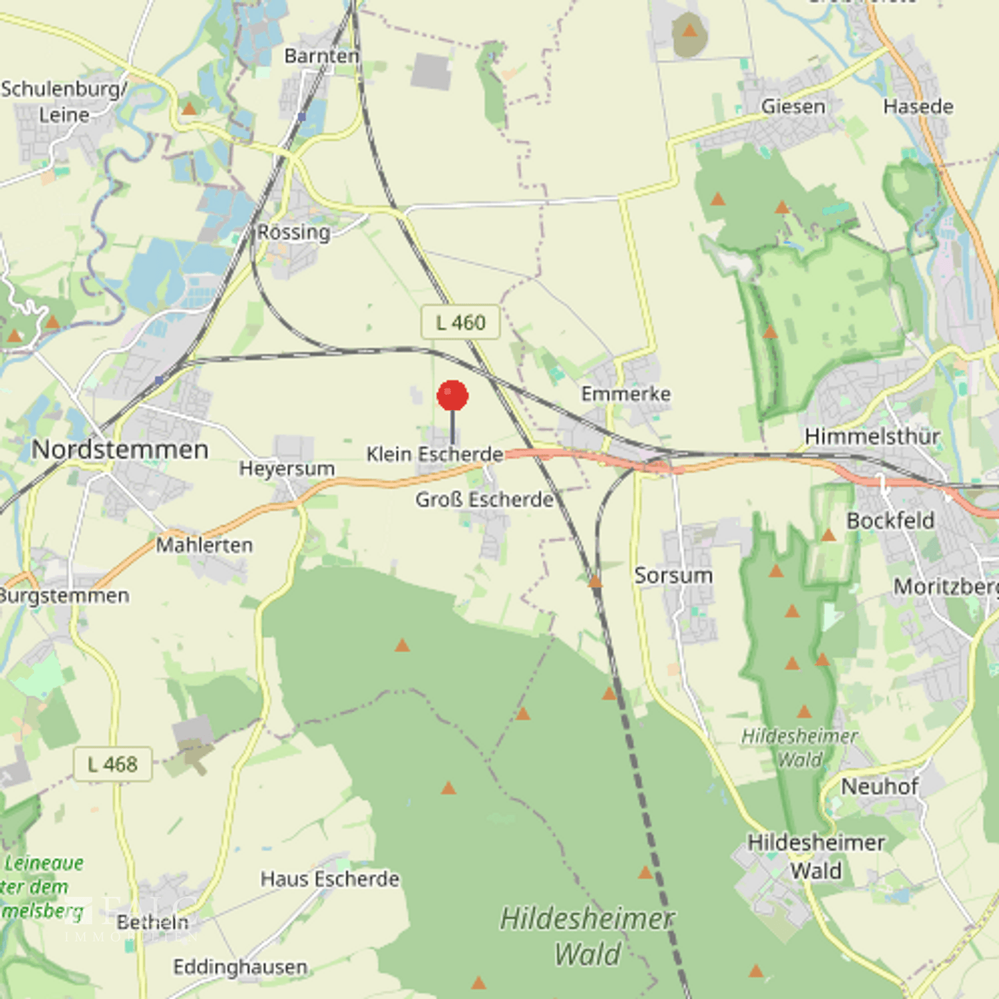 zwischen Nordstemmen und Hildesheim